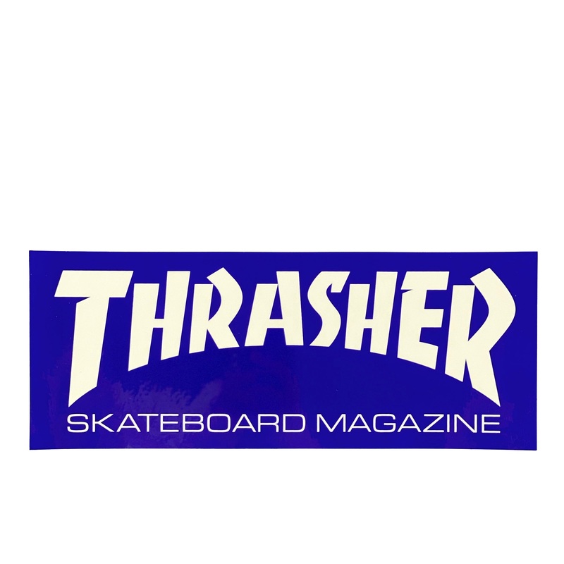 Thrasher Magazine Sticker M – Blue / White