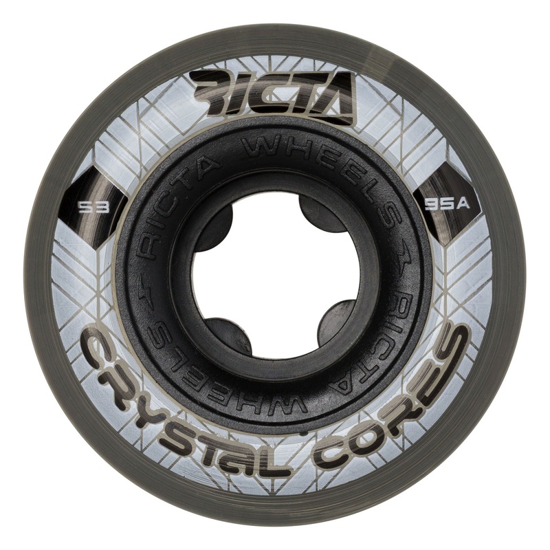53mm Crystal Cores 95a Ricta Skateboard Wheels No Color 53mm