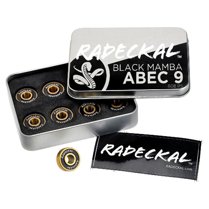 Black Mamba ABEC 9 Longboard Skateboard Bearings Bearings only