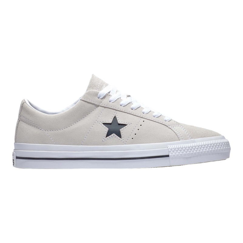 CONS ONE STAR PRO SUEDE EGRET/WHITE/BLACK 5.5