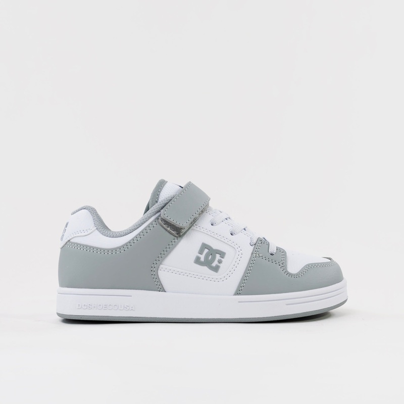 DC Kids Manteca 4 V SN Shoes – White/Grey Kids UK 13