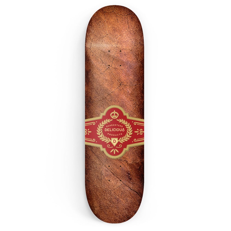 Edible Concrete Red Gold Cigar 8.5 in 8.5 in