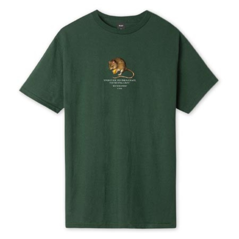 HUF Rat Race T Shirt Sycamore Large