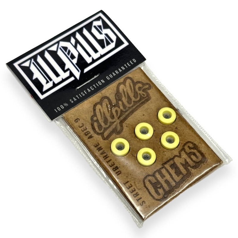 ILLPILLS Light Yellow Urethane Fingerboard Wheels (Choose Size) Street