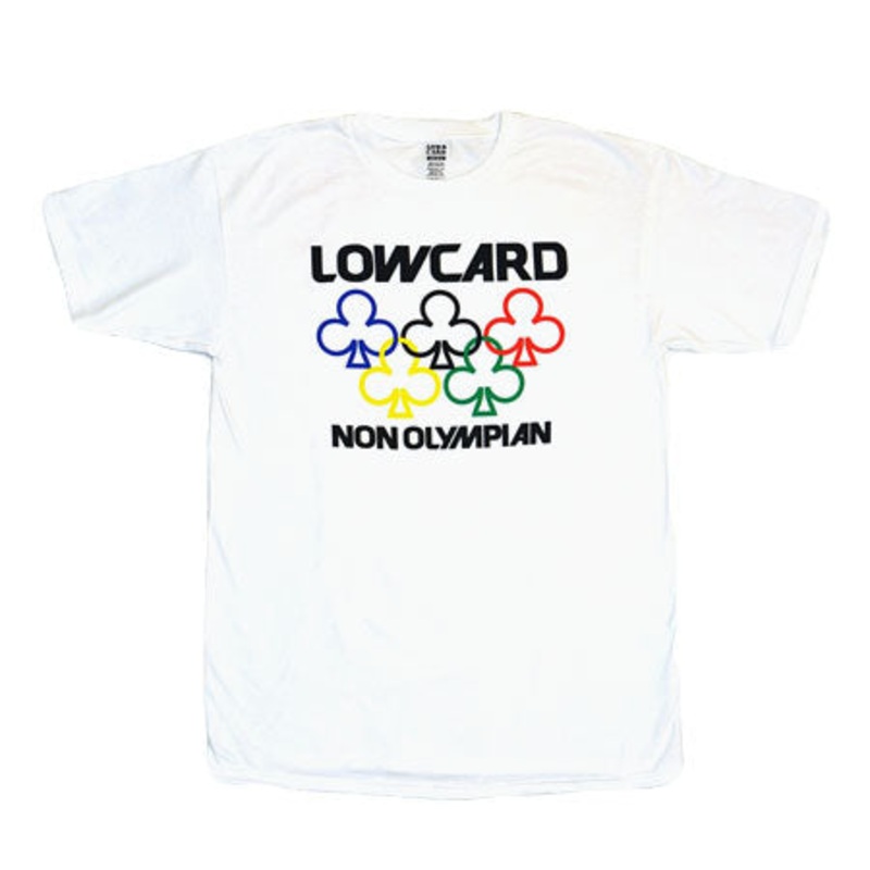 Lowcard Magazine Non Olympian T-Shirt White Large