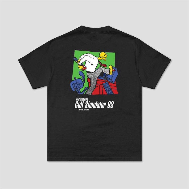 Metalwood Simulator 98 T-Shirt Black Small