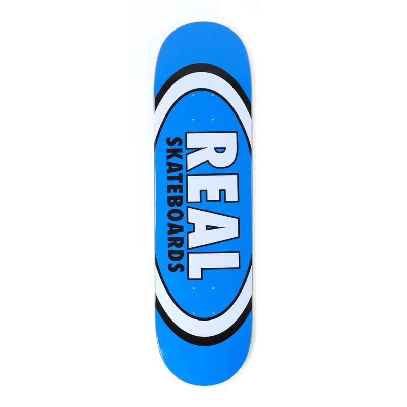 Real – Team Classic Oval Deck Blue – 8.5″ 8.5″