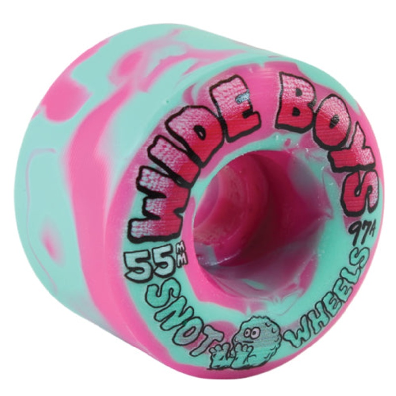 Snot Wide Boys Wheels Ice/Pink Swirl 55MM 97A 55mm