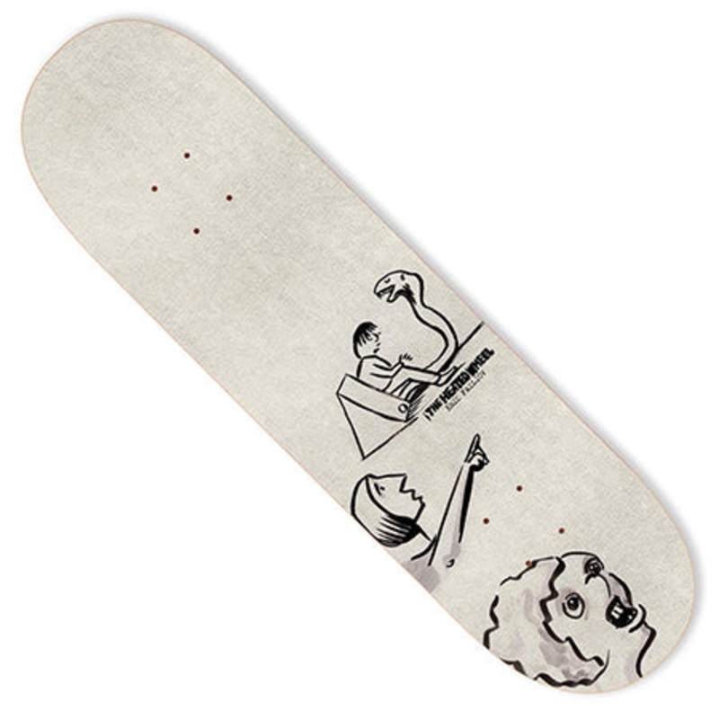 The Heated Wheel Eniz Fazliov Snake Charmer Deck White 8.25 X 31.9 WB:14.25