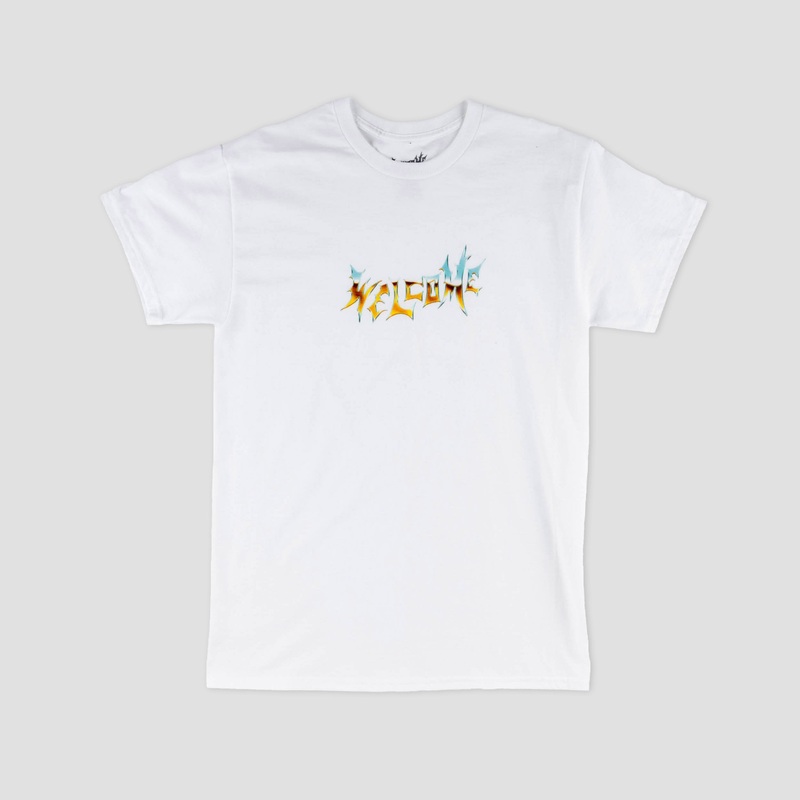 Welcome Chrome Vamp Printed T-Shirt White / Desert Small