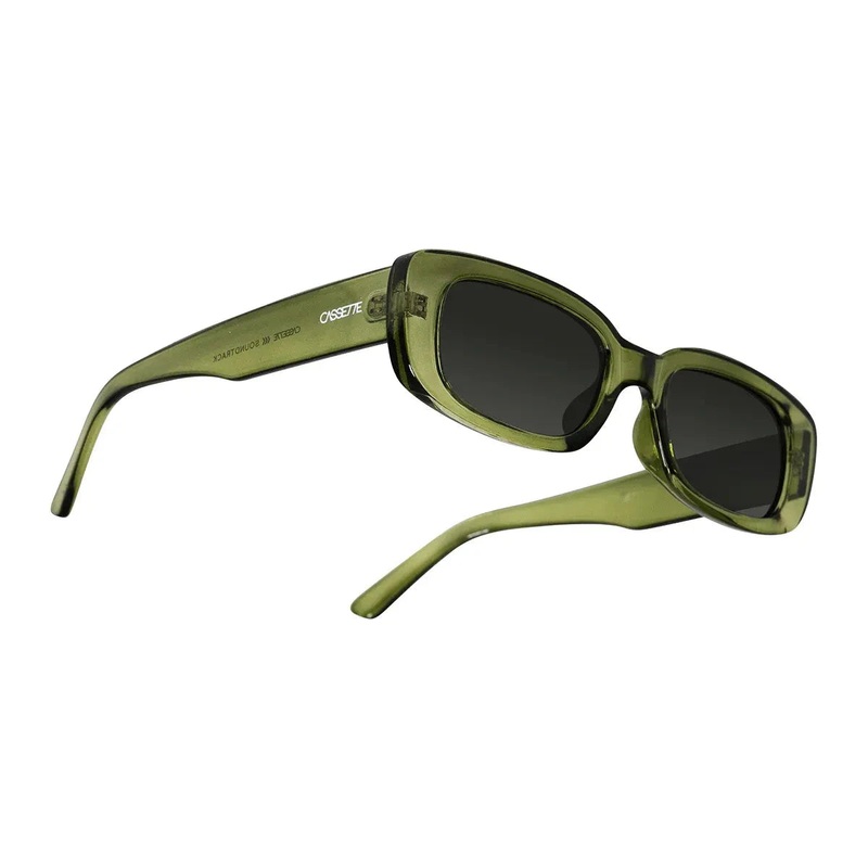 Cassette Soundtrack Sunglasses Evergreen/Smoke Lens