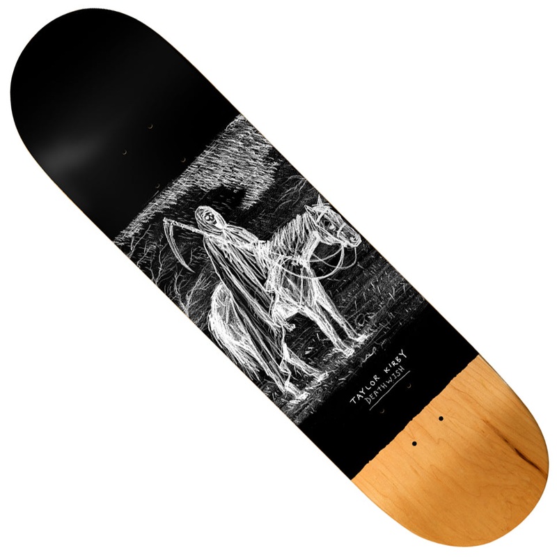 Deathwish Taylor Kirby Next Spring Deck Black 8.5 x 32 WB:14.5
