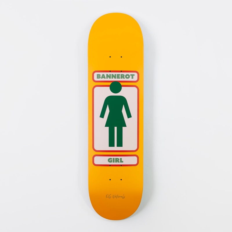 Girl 8.25″ Simon Bannerot OG Naturals Deck – Yellow