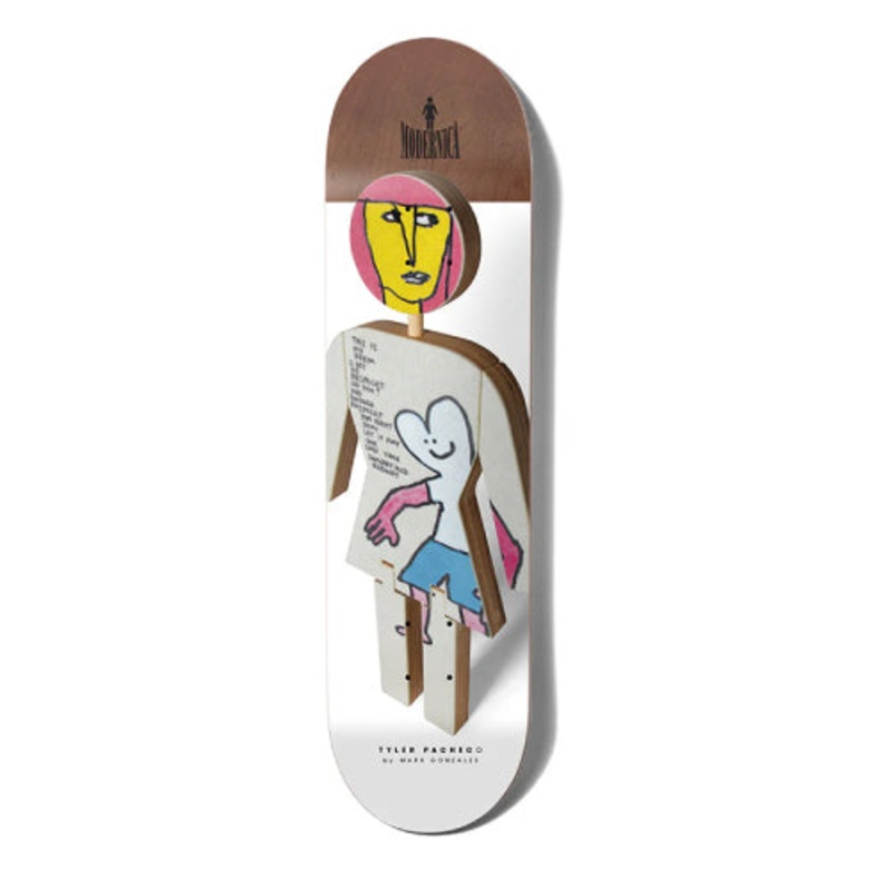 Girl Pacheco Modernica Skateboard Deck 8.375″ 8.375″