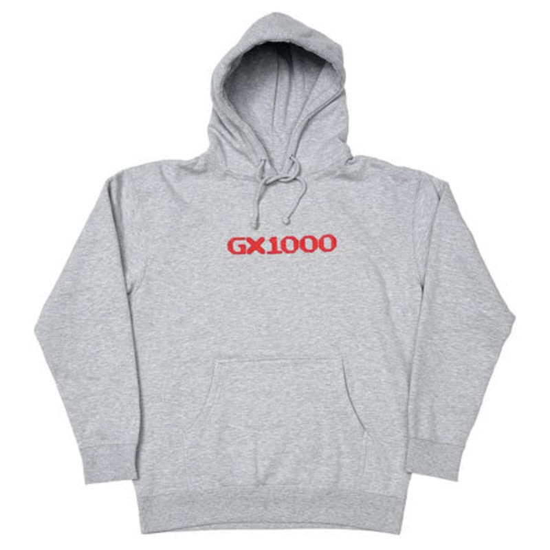 GX1000 OG Logo Hooded Sweatshirt Ash Extra Large