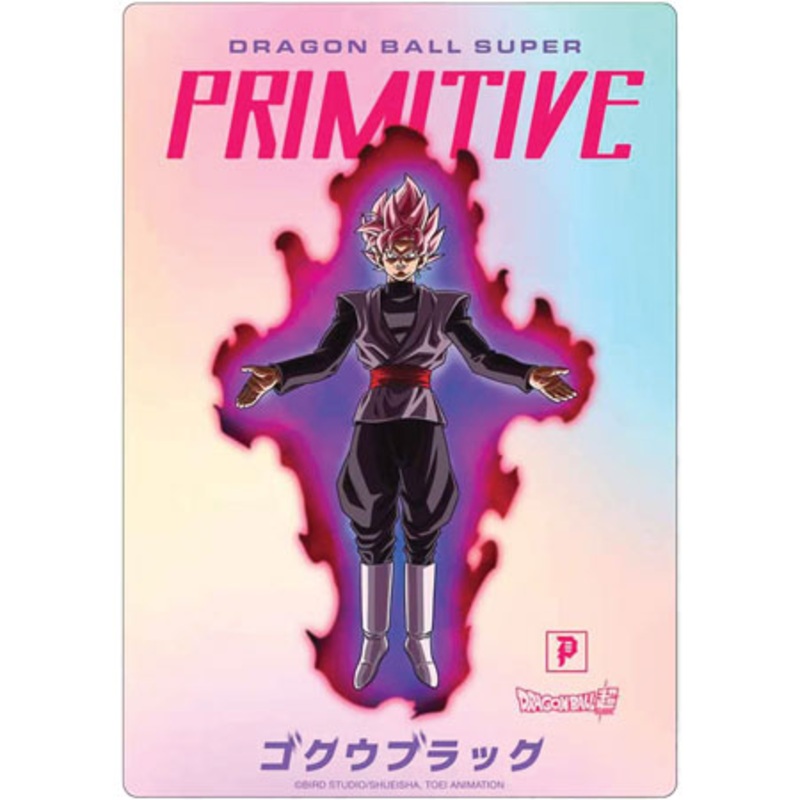 Primitive Skateboarding Primitive x Dragon Ball Z Goku Black Rose Sticker Holographic 3.5″ x 5″