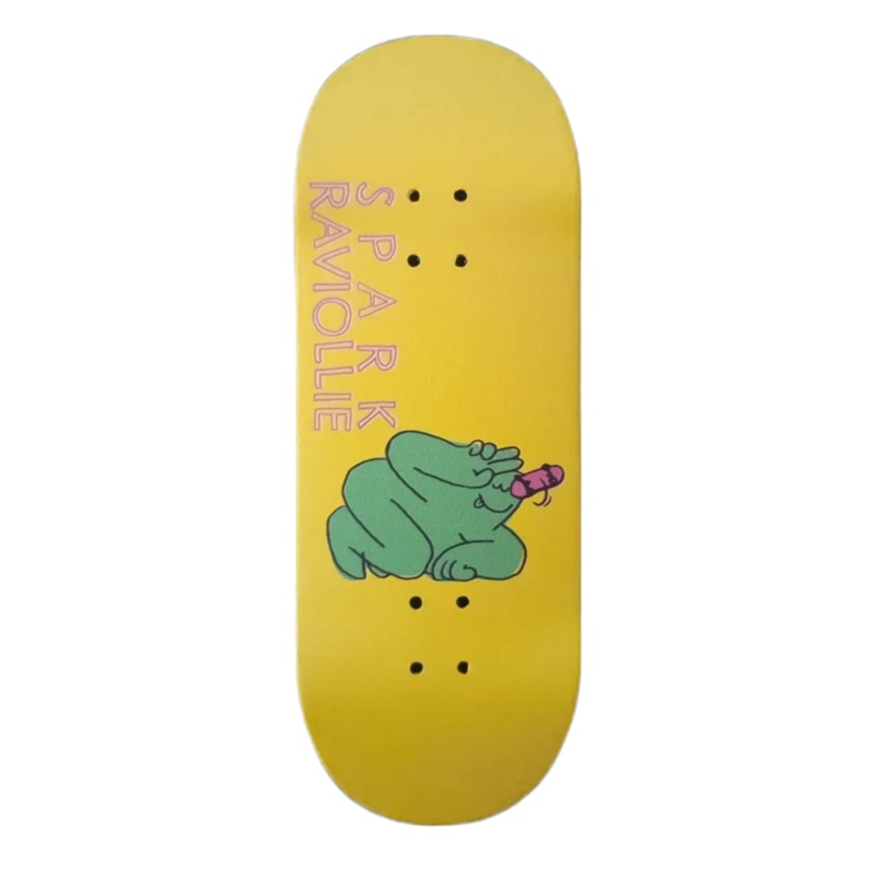 Spark x Raviollie Focused Fingerboard Deck 34mm Popsicle High Mold