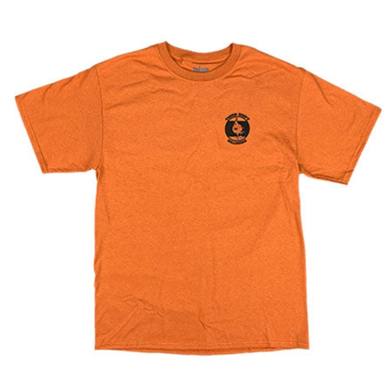 Traffic Skateboards Third Shift T Shirt Texas Orange Large