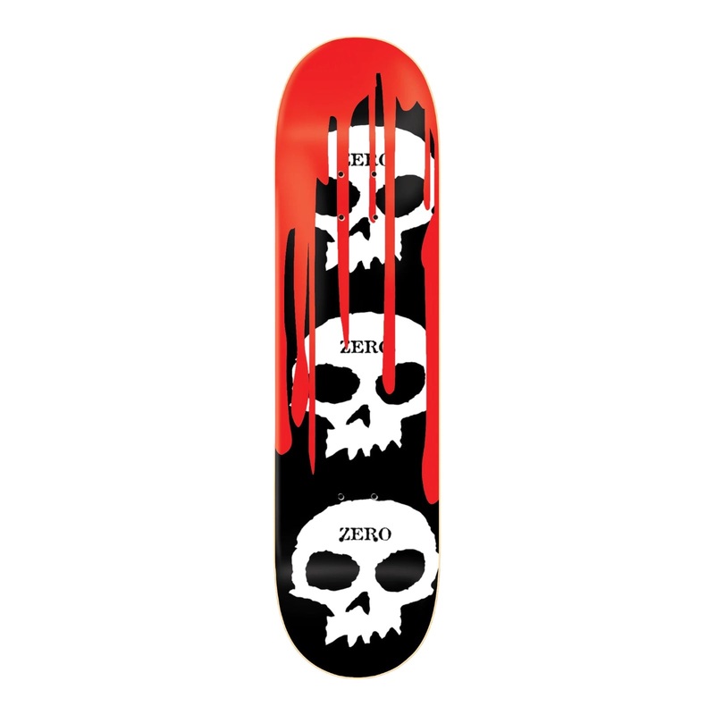 ZERO 3 SKULL BLOOD – BLACK DECK 8.5 8.5