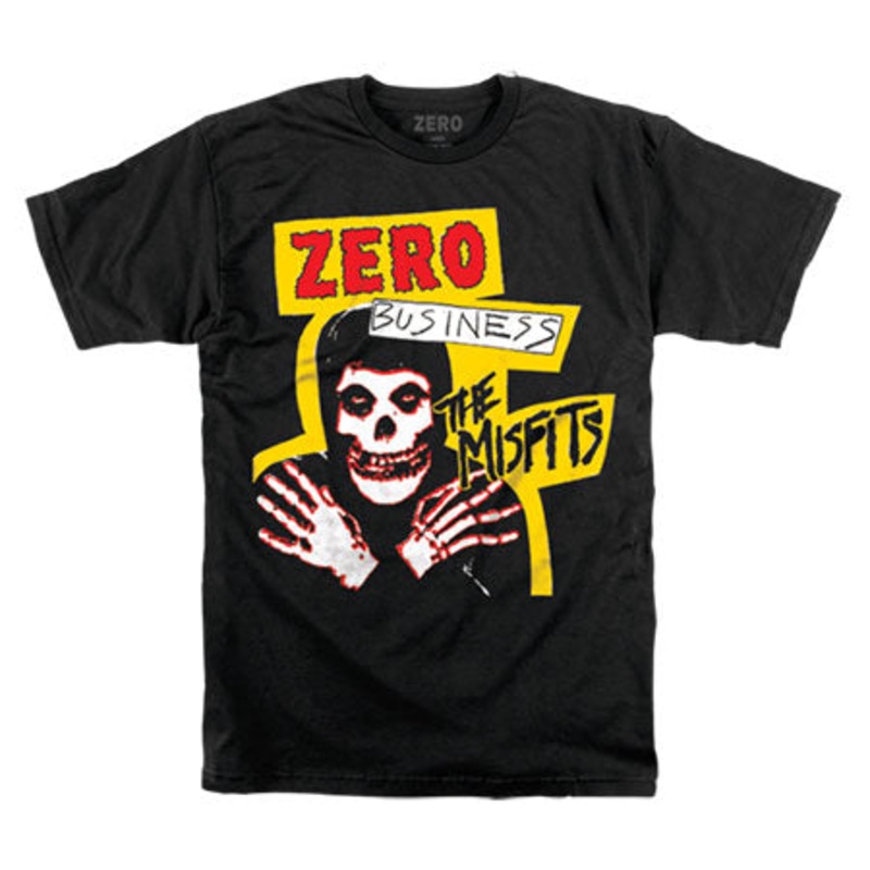 Zero Zero X Misfits T Shirt Black Extra Large