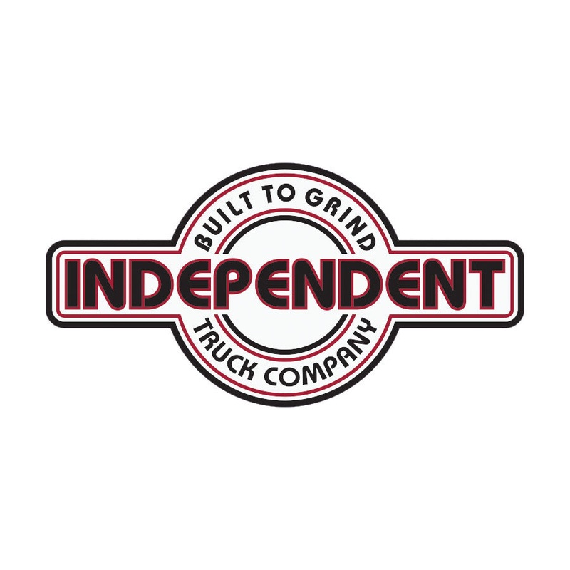 BTG Bauhaus 4in Independent Stickers (25 Pack) White/Blk/Red 4 in