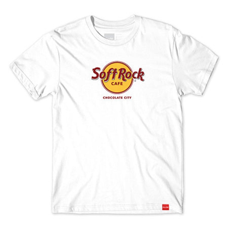 Chocolate Soft Rock T Shirt White Small