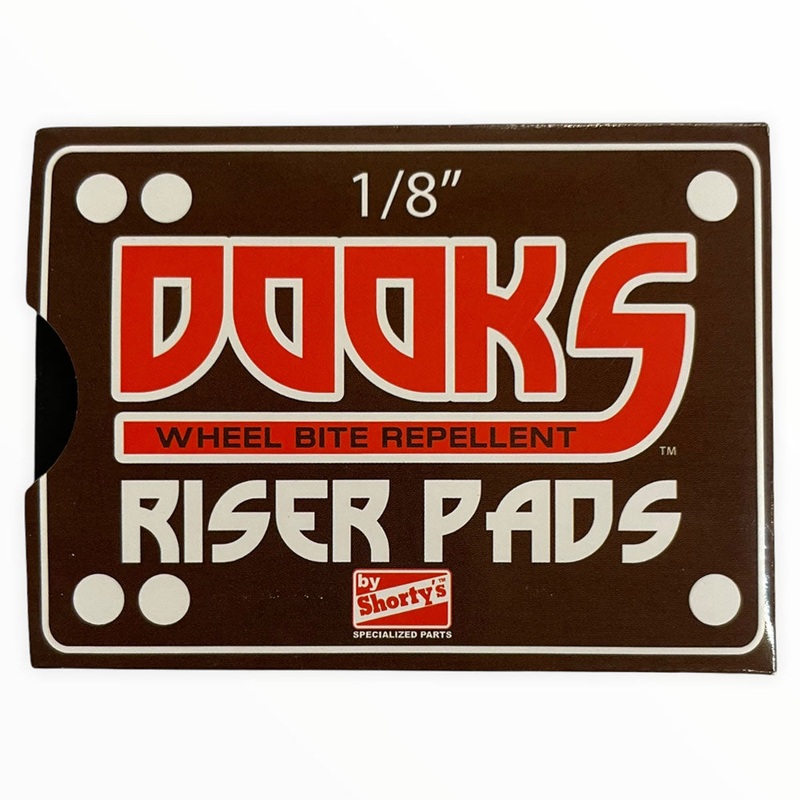 Dooks 1/8 Inch Riser Pad Black – Pair
