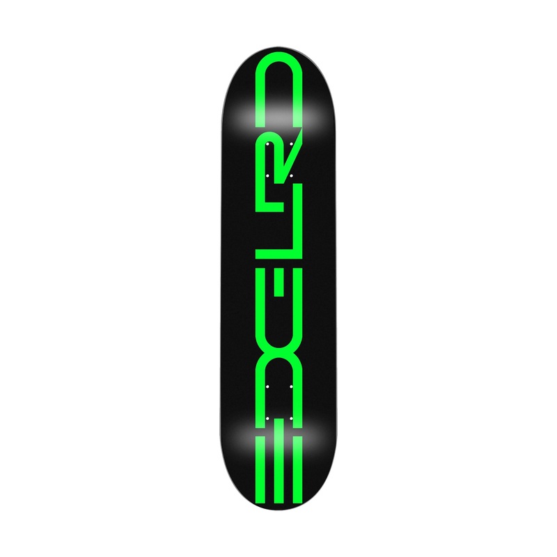 EDGLRD Tech Script Black/Green 8.5″ Deck