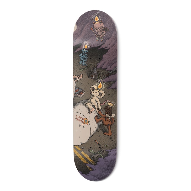 Girl – 8″ Monumental Breana Geering Deck – Purple 8″