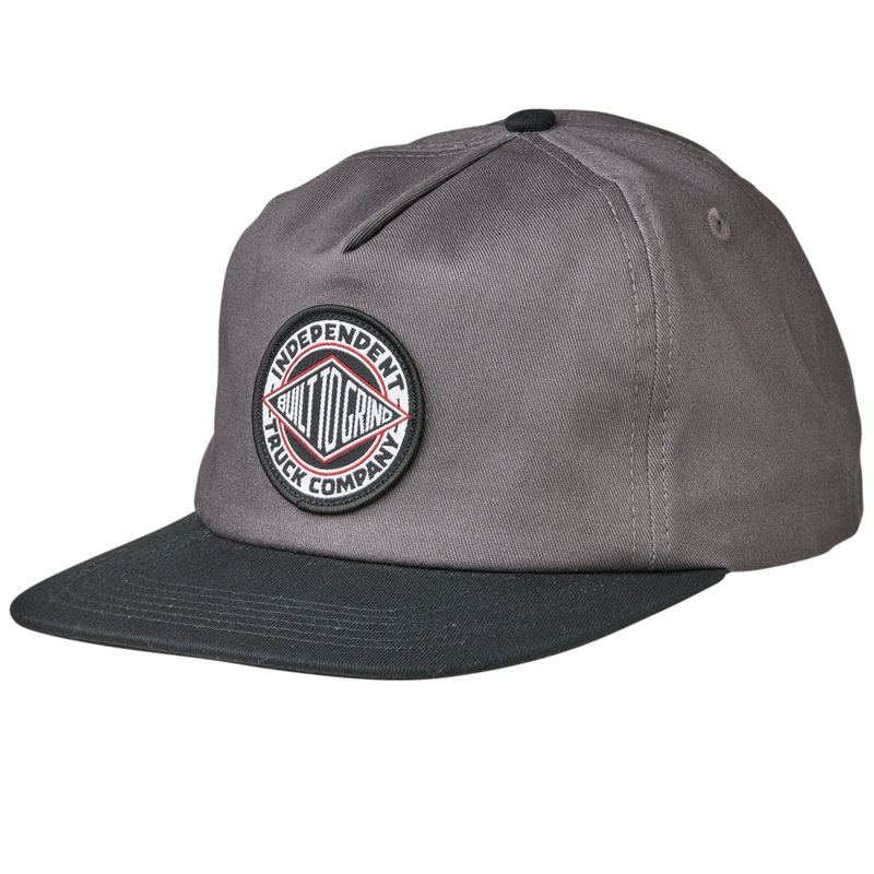 Independent BTG Summit Snapback Unstructured Mid Hat Black