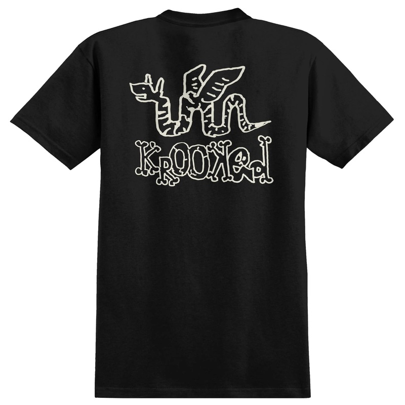 Krooked Fear No Monster Tee Black S