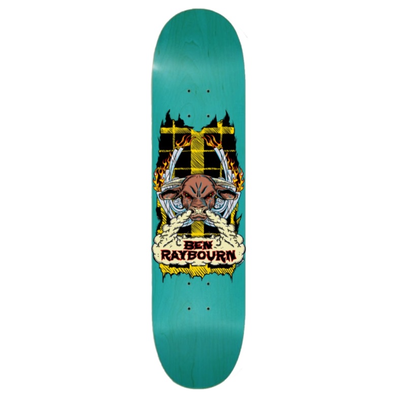 Metal Ben Raybourn Steer Skateboard Deck 9.0″ Deck Only 9.0