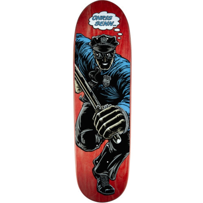 Powell Peralta Chris Senn Cop Reissue Skateboard Deck 9.13″ 9.13″