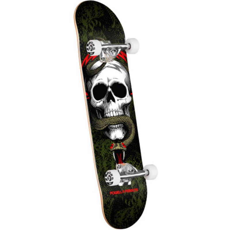 Powell Peralta Skull & Snake Complete Skateboard Black/Green 8.25″ 8.25″