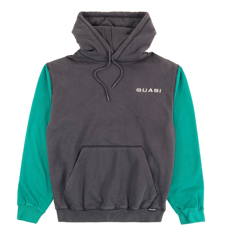 Quasi Blockhead Hooded Sweat – Navy / Forest S