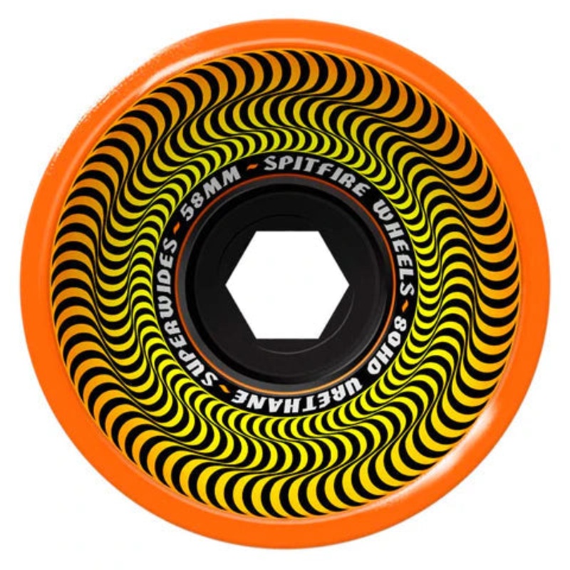 SPITFIRE 80HD SUPERWIDES ORANGE 58mm WHEELS 58mm