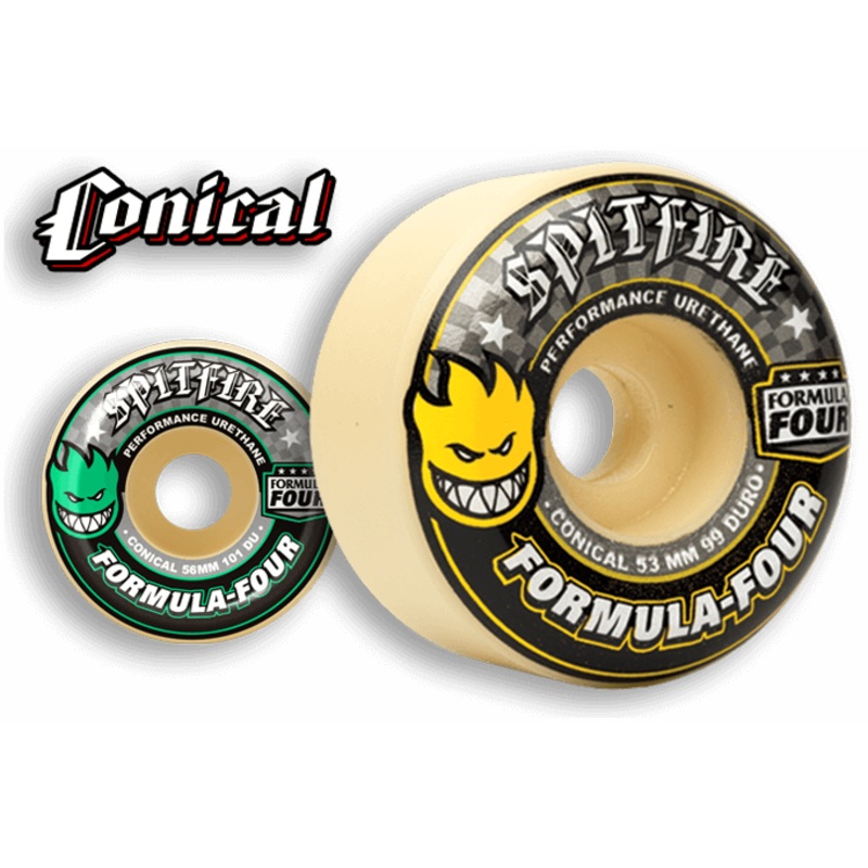 SpitFire F4 Conical 52mm 99a Skateboard wheels