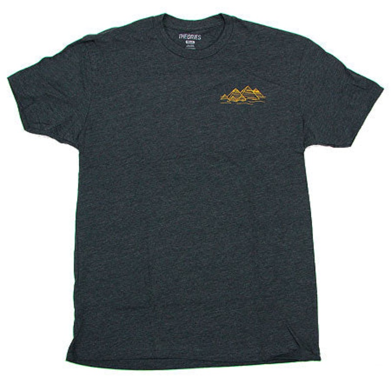 Theories Fingerprints Chest T Shirt Charcoal Large