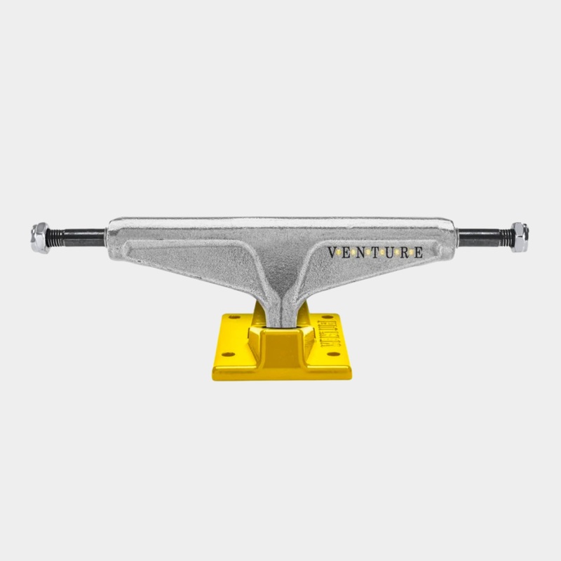 Venture – 5.0 (7.75″) OG Dots Truck – Yellow/ Polished (Sold as a pair) 5.0