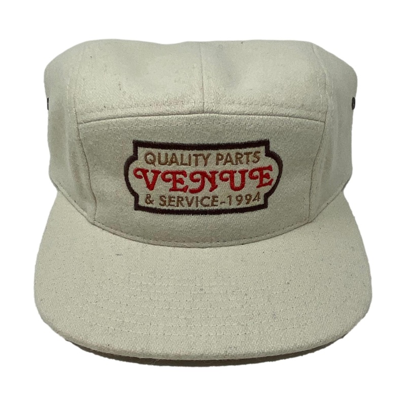 Venue Quality Parts Embroidered 5 Panel Hat Heather Oatmeal