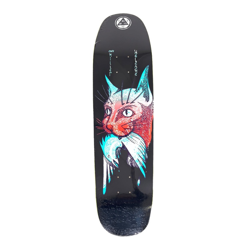 Welcome – 8.75″ – Chris Miller Cat Gets Bird Pro Model on Catblood 2.0 – Black