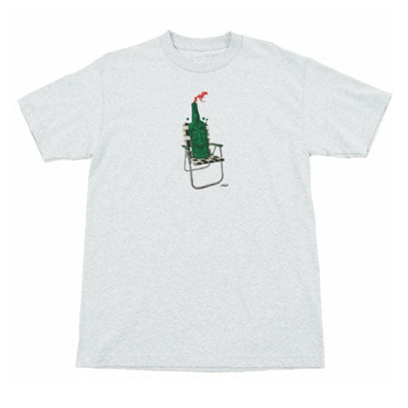 WKND Skateboards Hurts Worst T Shirt Heather Grey Medium