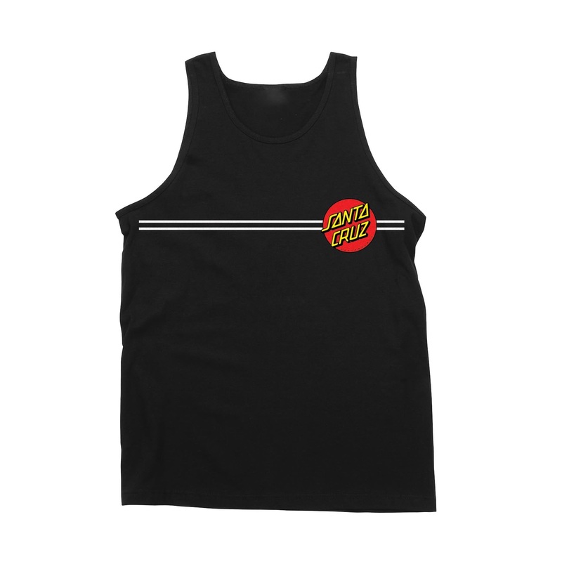 Classic Dot Mens Santa Cruz Tank Black S