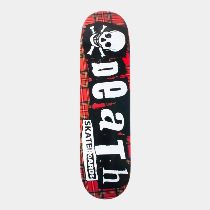 Death 8.25″ Punk Tartan Deck – Multi 8.25″