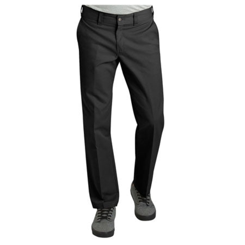Dickies 67 Slim Fit Straight Leg Industrial Work Pants Black 36 X 34