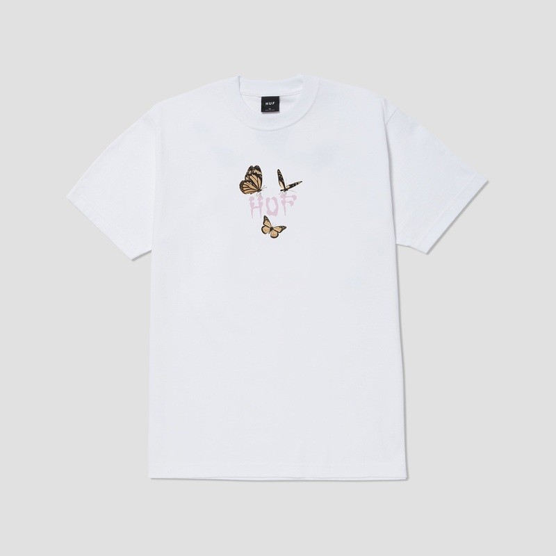 Huf Fly Trap T-Shirt White Small