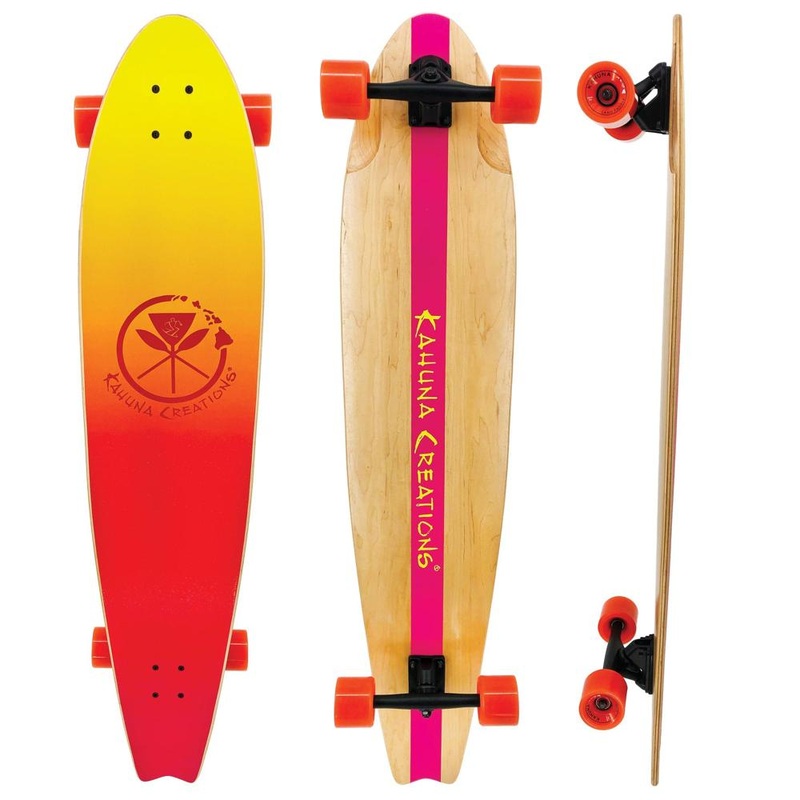 Kahuna Creations Pohaku Sunset 46″ Longboard with Bear Trucks Complete