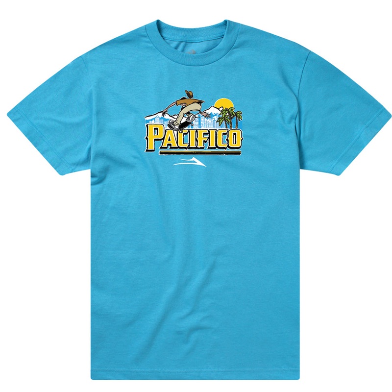 Lakai Pacifico x Lakai Cityscape T Shirt Blue Small