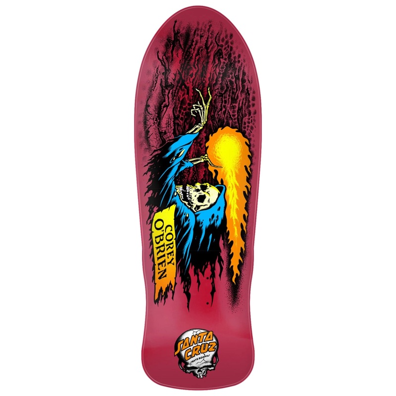 OBrien Reaper Reissue Skateboard Deck 9.85in x 30in Santa Cruz (Pre order)