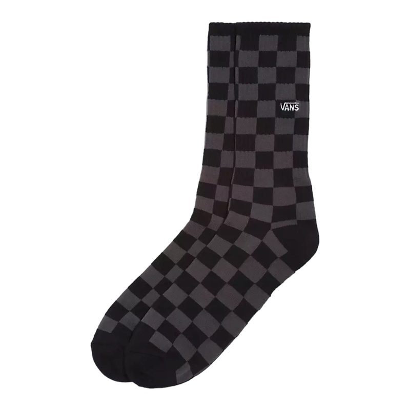 Vans Checkerboard Crew Sock Black/Charcoal OS